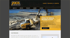 Desktop Screenshot of jakesconstruction.ca