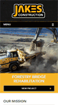 Mobile Screenshot of jakesconstruction.ca